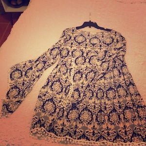 Midi long sleeve dress